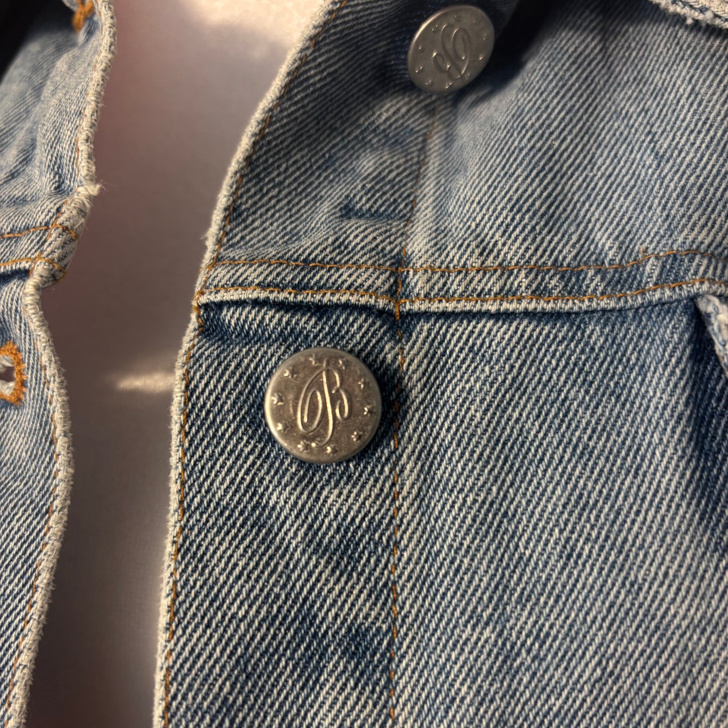 RARE vintage blumarine roses jean jacket