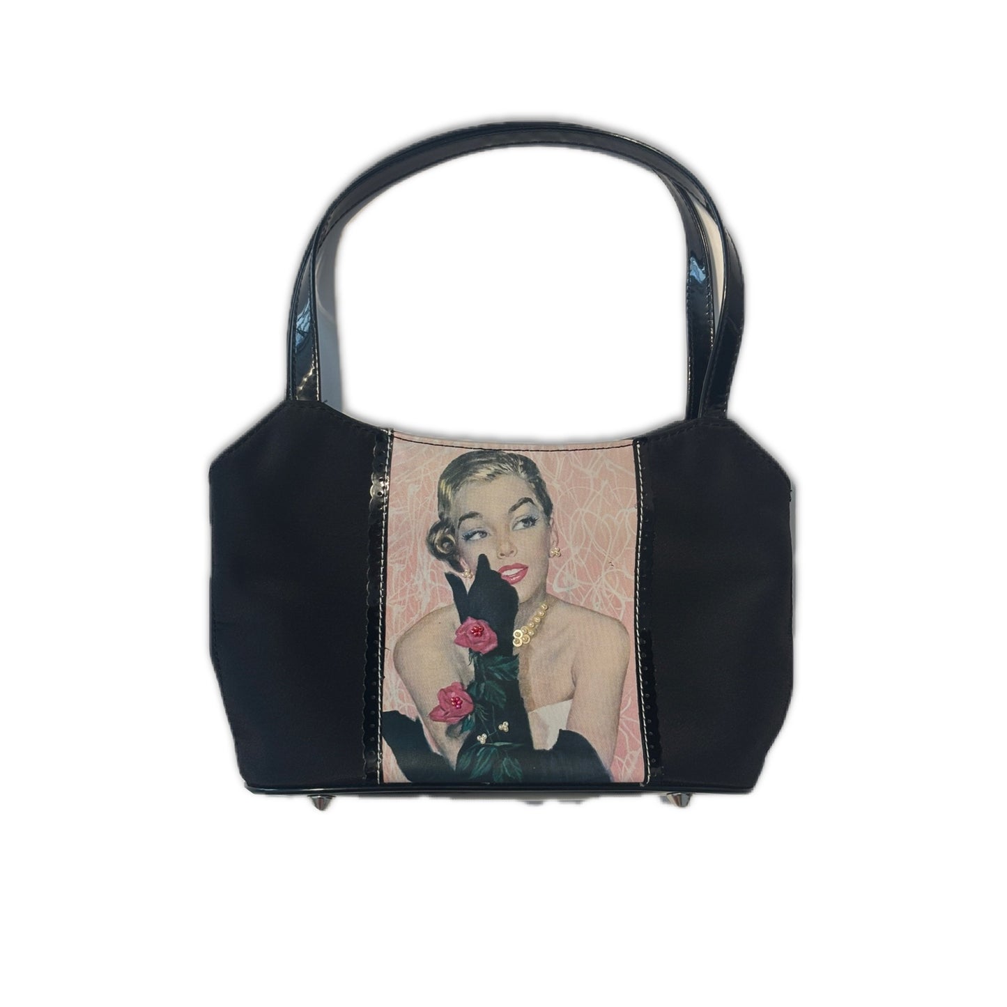 vintage lady fossil purse