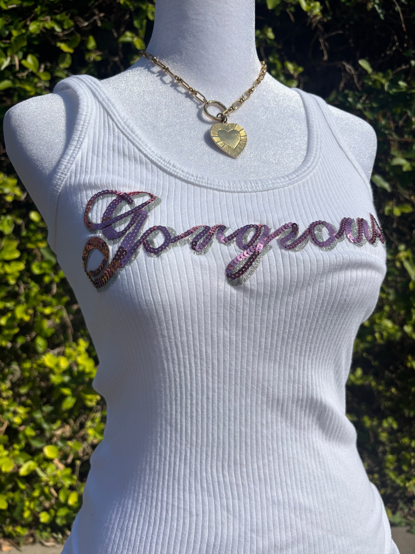 early 2000s gorgeous sequin tank