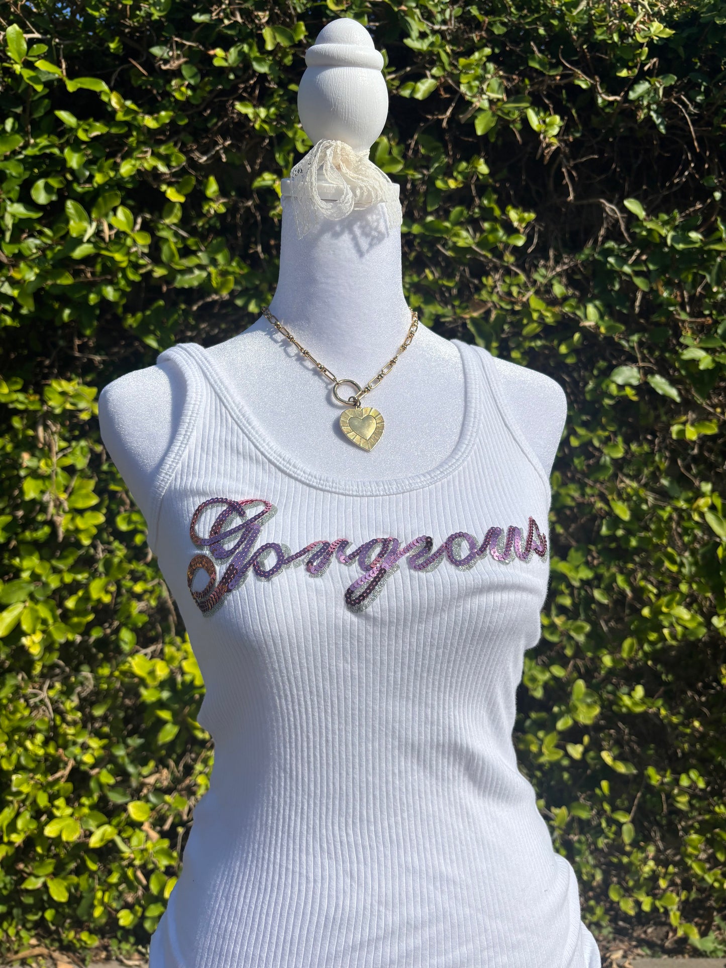 early 2000s gorgeous sequin tank