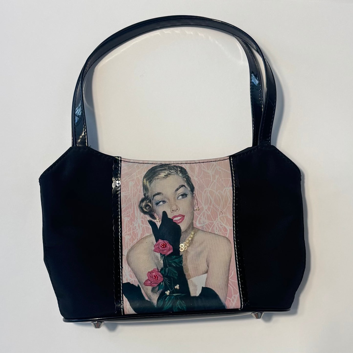 vintage lady fossil purse